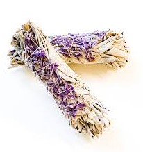 LAVENDER AND WHITE SAGE SMUDGING BLEND