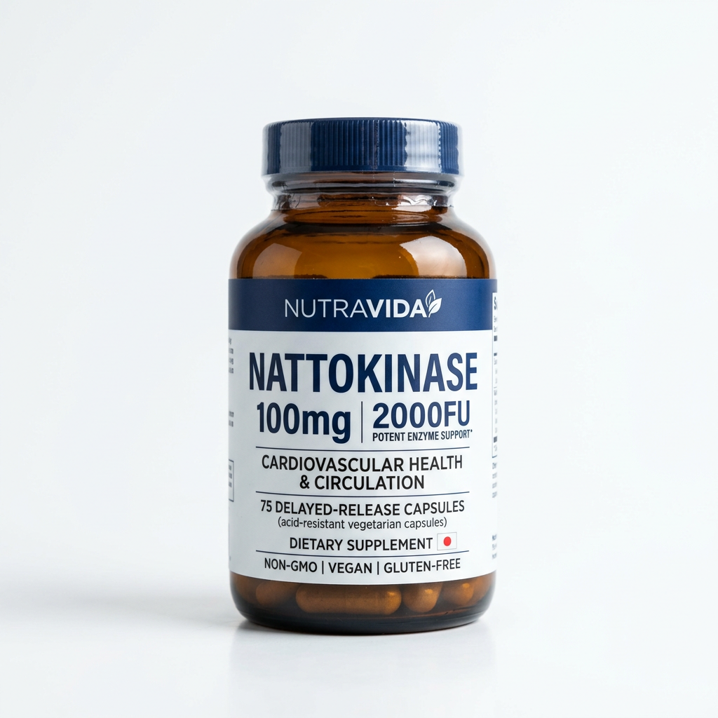 Nattokinaise 100mg 2000FU 75 Delayed Release Capsules