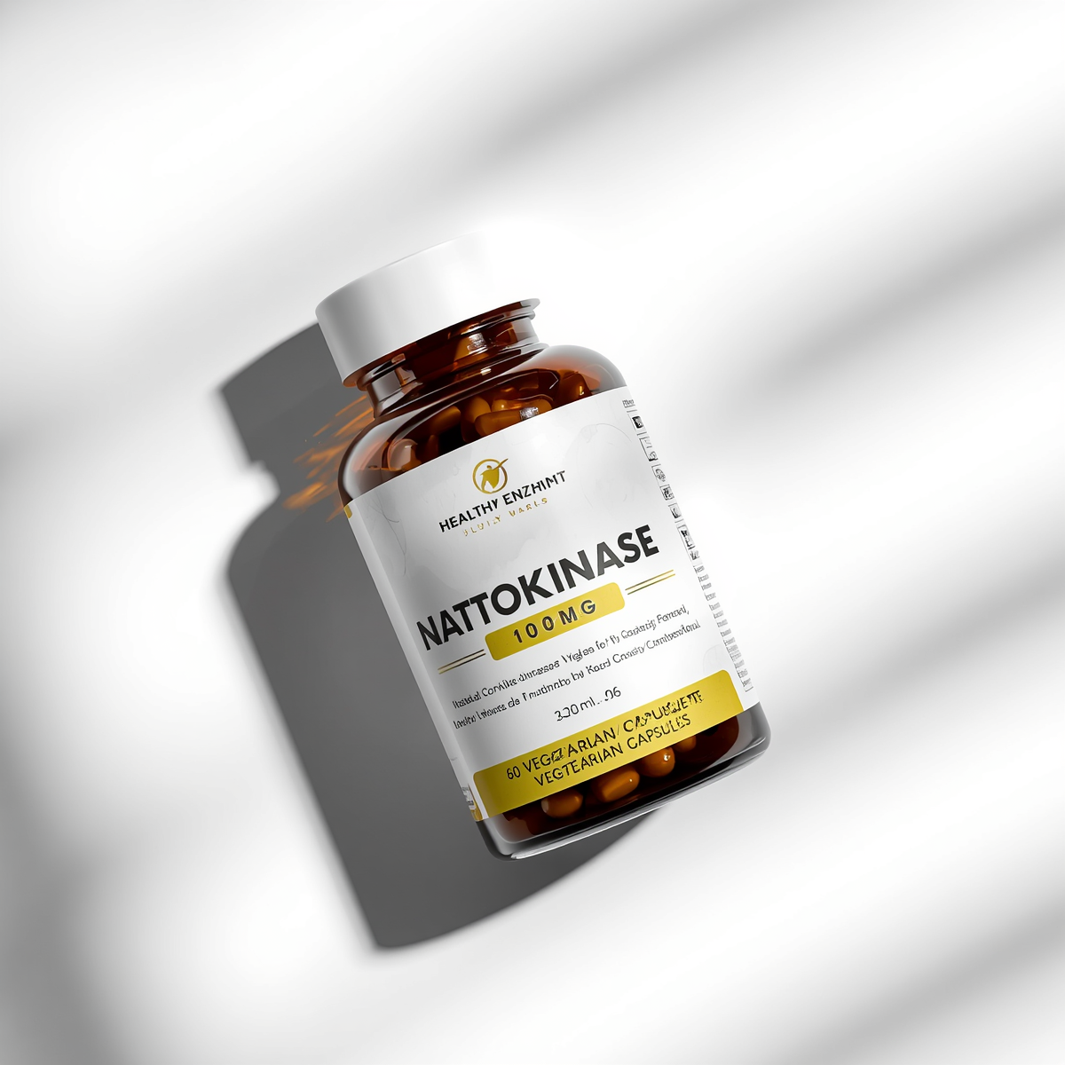 Nattokinaise 100 mg, 60 Veg Capsules