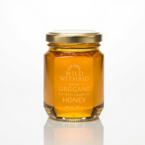 RAW & WILD OREGANO HONEY 10 OZ (283 G)